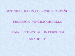 MITCHELL KARINA OBREGON CASTAÑO PROFESOR: VIRGILIO