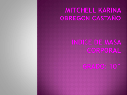 MITCHELL KARINA OBREGON CASTAÑO INDICE DE MASA