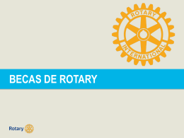 Becas de Rotary