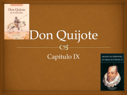 don quijote capitulo ix