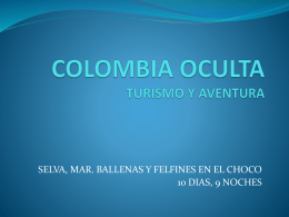 COLOMBIA OCULTA TURISMO Y AVENTURA - TS-UNITEC