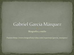 Gabriel García Márquez - lengua