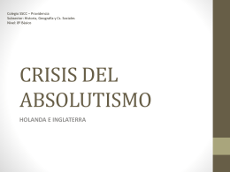 PPTX Crisis del absolutismo (8° A).