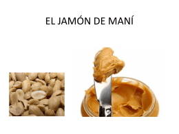 EL JAMÓN DE MANÍ