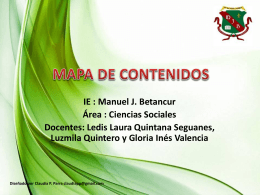 MAPA DE CONTENIDOS SOCIALES CICLO 3