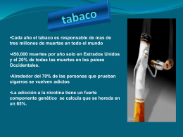 tabaco y otras drogas