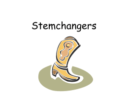 Stemchangers