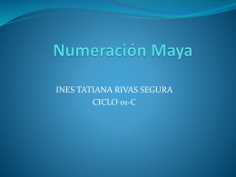 Numeración Maya