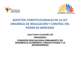ASPECTOS CONSTITUCIONALES DE LA LEY