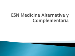 ESN Medicina Alternativa y Complementaria ESN