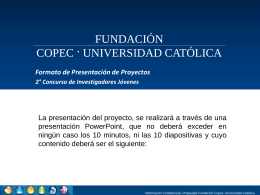 d)Anexo 3: Formato de Presentación - Fundación Copec-UC