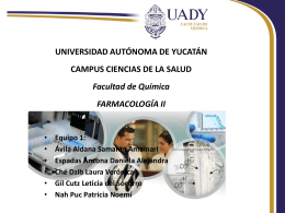 estreptomicina - Universidad Autónoma de Yucatán