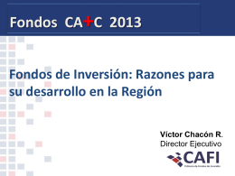 Víctor Chacón. Costa Rica - Cámara de Fondos de Inversión (CAFI