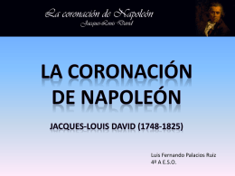 La coronación de Napoleón Jacques-Louis