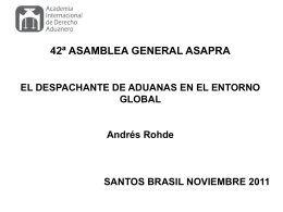 presentación asamblea brasil 2011: andrés rohde