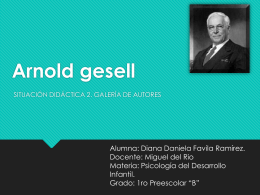 Arnold gesell - WordPress.com