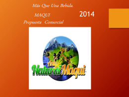 Diapositiva 1 - Antu Natural Maqui