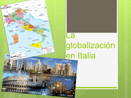 La globalización en Italia