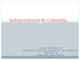 Independencia de Colombia