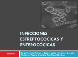 Equipo 3-Infecciones estreptocócicas y enterocócicas