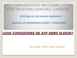 Diapositiva 1 - Universidad Nacional José Faustino Sánchez Carrión