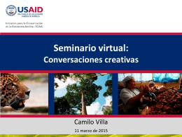 Seminario virtual: Conversaciones Creativas