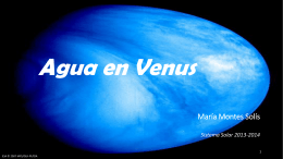 Agua en Venus