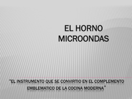 EL MICROONDAS - UVirtual