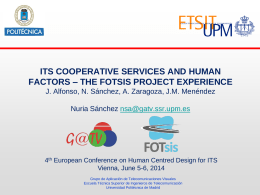 FOTsis - European conference on human centred design for