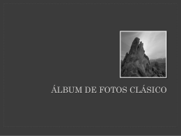 Práctica 4 Álbum de fotos clásicos