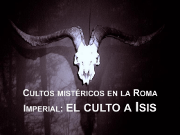el culto a Isis