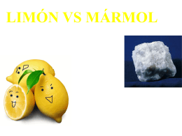 LIMÓN VS MÁRMOL