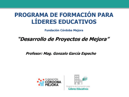 Diapositiva 1 - Fundación Córdoba Mejora