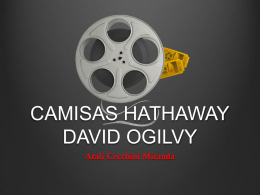 CAMISAS HATHAWAY DAVID OGILVY