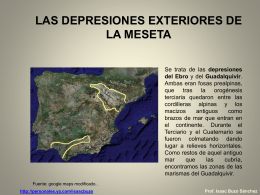 LAS DEPRESIONES EXTERIORES DE LA MESETA
