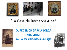 La Casa de Bernarda Alba PPT (2157101)