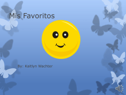 Mis Favoritos - Kaitlyn Wachter