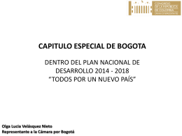 Presentación_PND y Bogota_HR Olga L. Velasquez