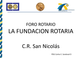 la fundacion rotaria - Club Rotario San Nicolás de los Garza