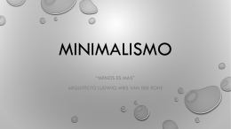 Minimalismo - WordPress.com