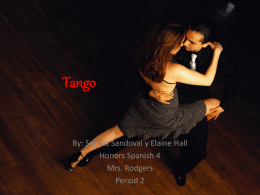 Tango - Rodgers - clases de Español