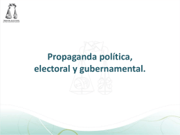 Propaganda gubernamental - Instituto Estatal Electoral y de