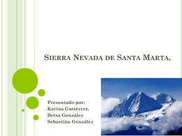 Diapositivas – Sierra Nevada de Santa Marta