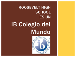 (IB) en RHS - Roosevelt High School