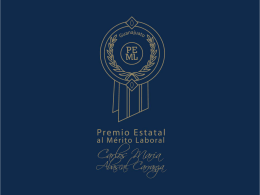 Entrega Premio Estatal al Mérito Laboral 2012