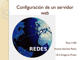 configuracion de un servidor web