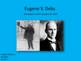 ¿Quien es Eugene V. Debs?