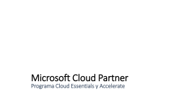 Registro en programa Cloud Microsoft