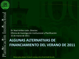 AlternativasVerano2011_SenadoAcadémico_110309