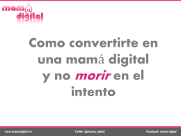 Presentacion - Mamá Digital